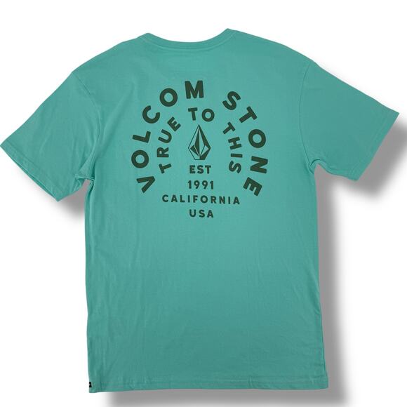 Volcom Stone Tennon T Shirt Boys Size XL 14 Front Back Print - Picture 3 of 6